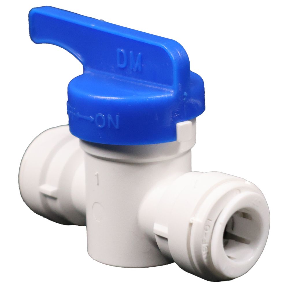 Shut-Off Valve polypro, 3/8x 3/8 qc
