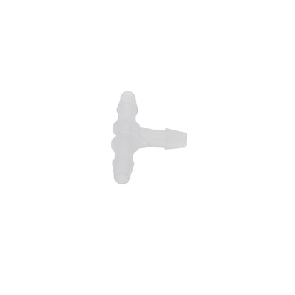 FitQuik Polypropylene Union Tee Barb Fitting - 5/32 ID x 5/32 ID x 5/32 ID