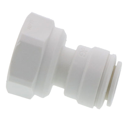John Guest Female Adapter NPTF Polypro - 3/8 x 3/8 NPTF