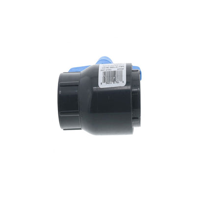 Schedule 80 PVC UTILITY BALL VALVE 1" FIPT x 1" FIPT  EPDM, Gray