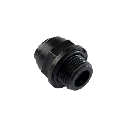 NeoFit - Acetal Black Male Connector- 8mm tube OD x 1/2"BSP[P]