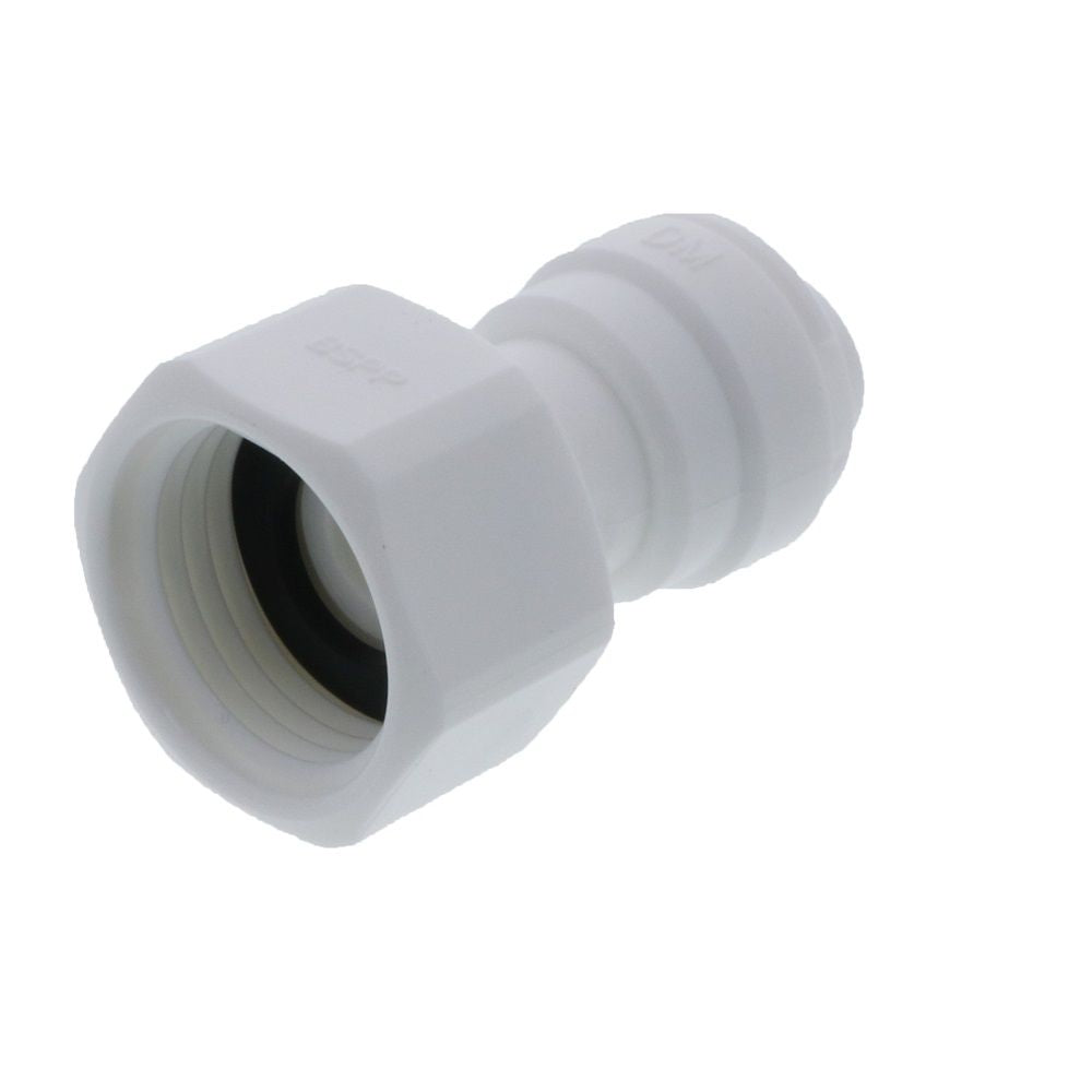 DMfit Female BSPP Connector Flat Type - 3/8" Push-in x 1/2 BSP[P]