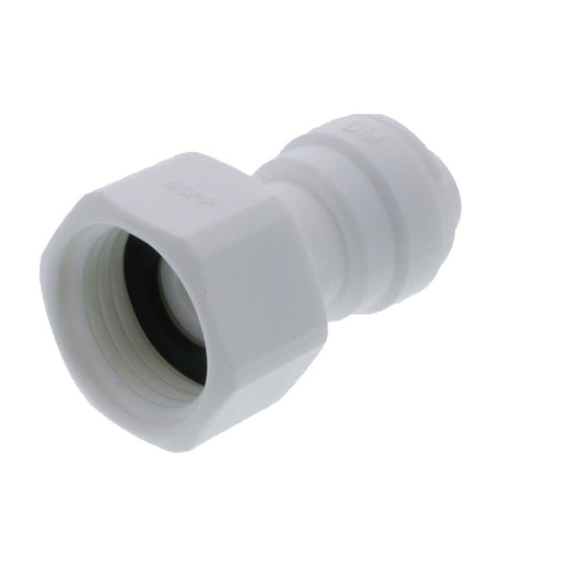 DMfit Female BSPP Connector Flat Type - 3/8" Push-in x 1/2 BSP[P]