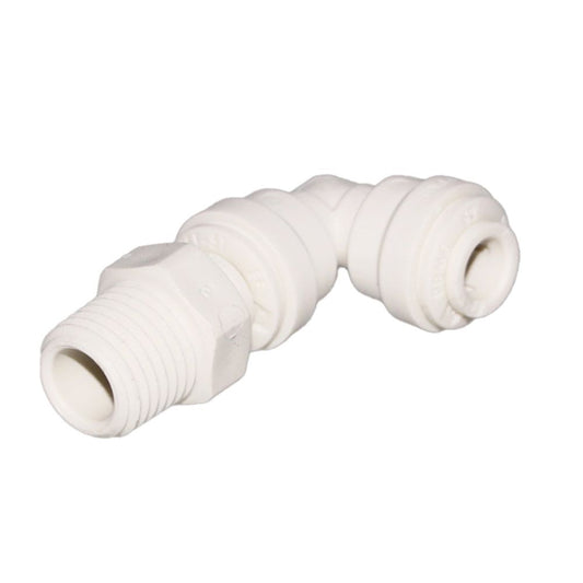 John Guest Swivel Elbow Polypro - 3/8 x 3/8 NPTF