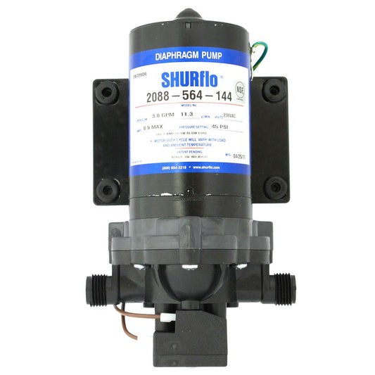 SHURflo 2088-564-144 Delivery Pump 3.0 gpm 45 psi 230VAC No Cord