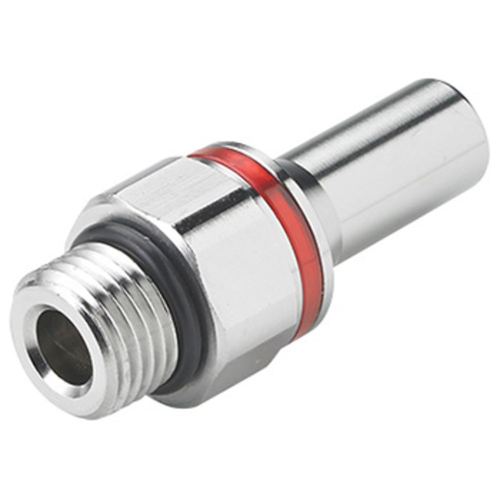 RPLQ4D46006RED Rack and Panel Insert Straight Thread Port 3/8 SAE-06 Warm Red