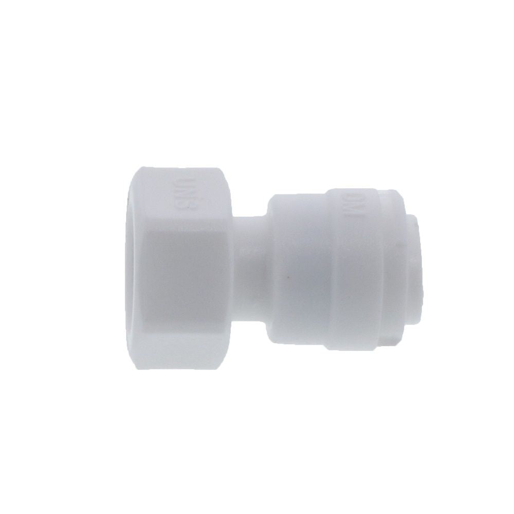 DMfit Female Faucet/Refrigerator Connector - 1/4" Push-in x 7/16-24 UNS