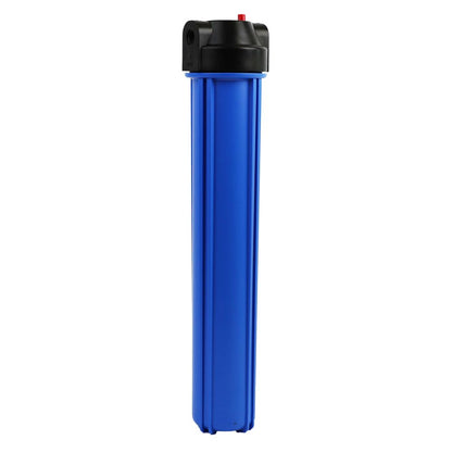 20" Neo-Pure SlimLine Filter Housing Blue Sump/Black Cap 1/2" w/ Pressure Relief