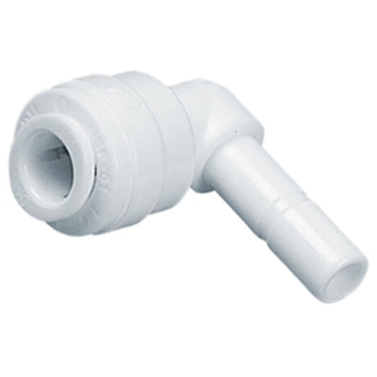NeoFit - Acetal White Stem Elbow- 3/8"tube OD x 1/2"stem