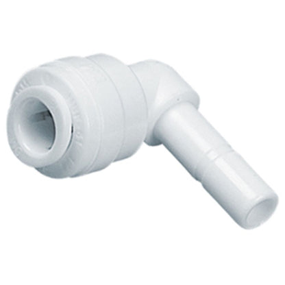 NeoFit - Acetal Natural White Stem Elbow- 1/2"tube OD x 1/2"stem