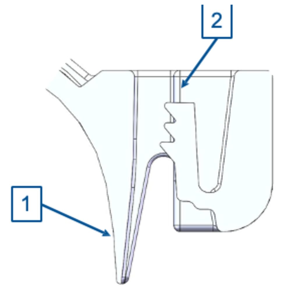 Tubing Retainer 1/4" [6.4mm] to 3/8" [9.5mm] TR55/70-PK5