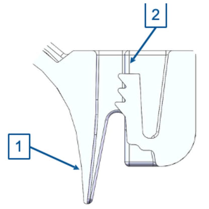 Tubing Retainer 1/4" [6.4mm] to 3/8" [9.5mm] TR55/70-PK5