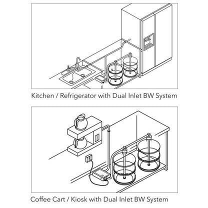 Flojet BW4020 Dual Bottled Water Dispensing System Plus 115V