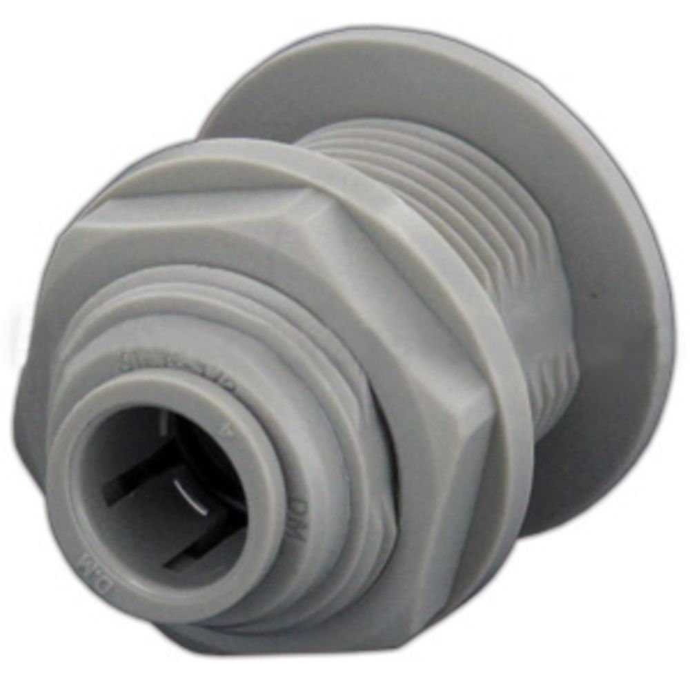 DMfit Bulkhead Union - 1/4 x 1/4