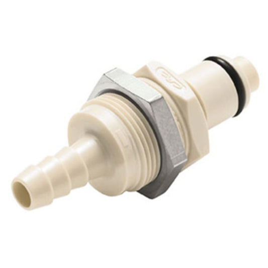 PLC4200612 Panel Mount Hose Barb Coupling Insert 3/8 ID Barb