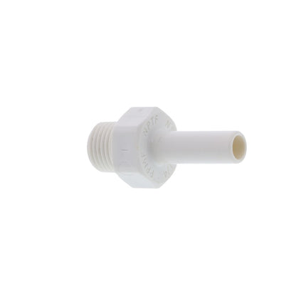 John Guest Stem Adapter Polypro  - 1/4 x 1/8 NPTF