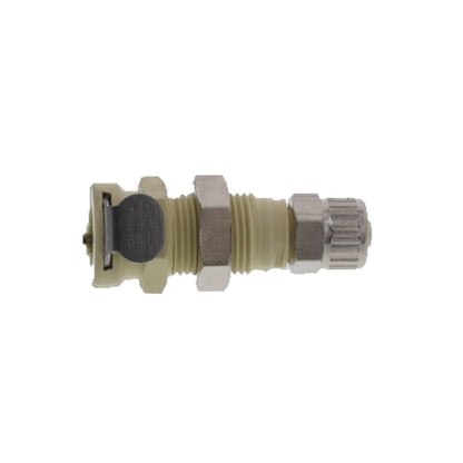 PMCD120412 Valved Panel Mount PTF Coupling Body 1/4 PTF