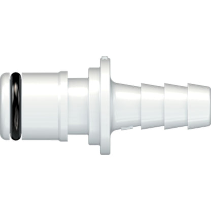 LinkTech 50AC Series Straight Male, Non-valved, 1/4" HB, Natural Acetal
