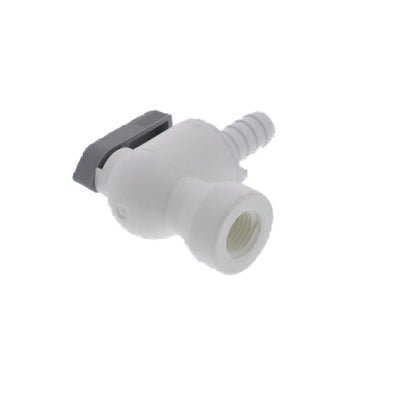 Parker Liquifit Par-Barb Valve Female Elbow - 3/8 ID Barb x 1/4 FPT