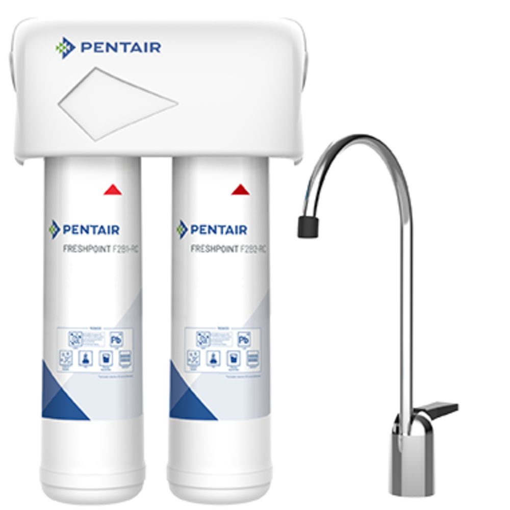 Pentair FreshPoint F2000-B2B 2-Stage Under Counter Filtration System VOCs