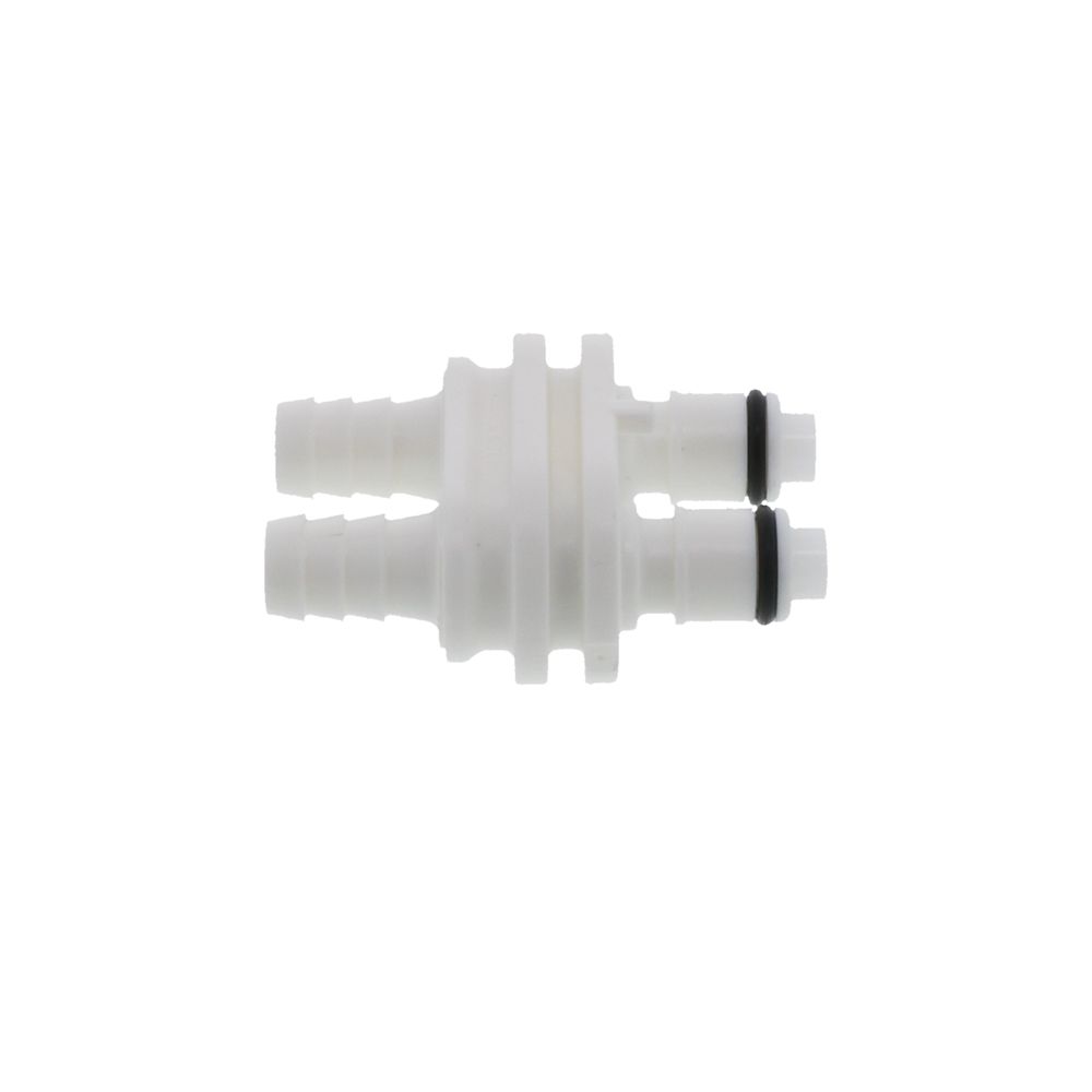 DPCD22006 Valved In-Line Hose Barb Coupling Insert 3/8 ID Barb