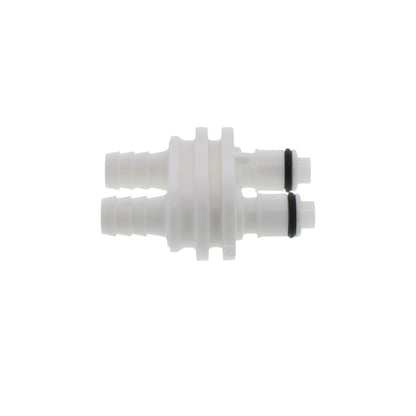 DPCD22006 Valved In-Line Hose Barb Coupling Insert 3/8 ID Barb