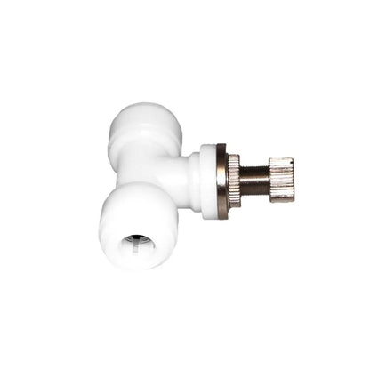 NeoFit - Acetal White Flow Control Union Connector 1/4" tube