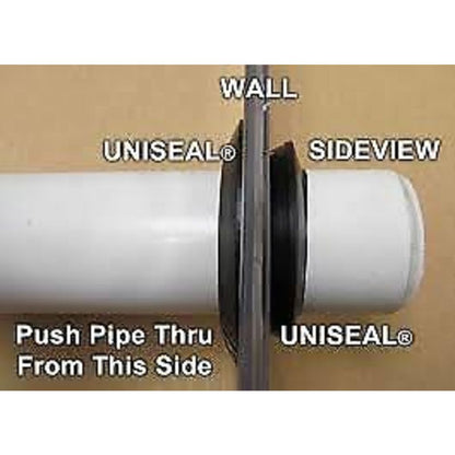 4" UNISEAL Flexible Tank Adapter [bulkhead].