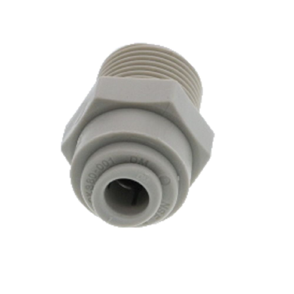 DMfit Straight BSPT Male - 1/4" Push-in x 3/8" BSPT