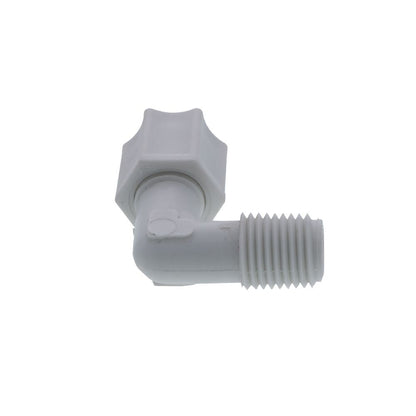 JACO 40-5-4-P-PG Polypropylene Male Elbow 5/16 OD Tube x 1/4 MPT
