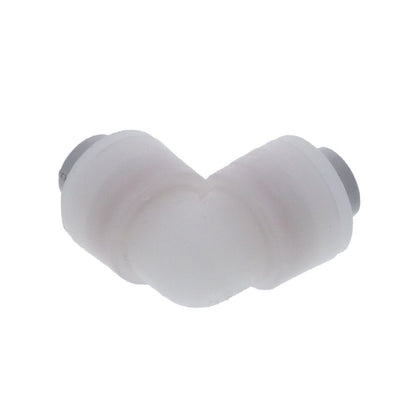 Kynar PVDF Male  Elbow Swivel - 1/4 x 1/8 NPTF