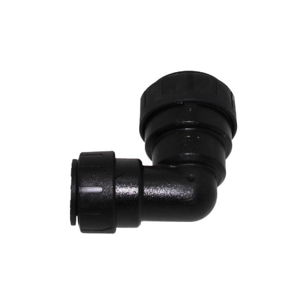 John Guest ProLock Black Union Elbow - 1/2 CTS