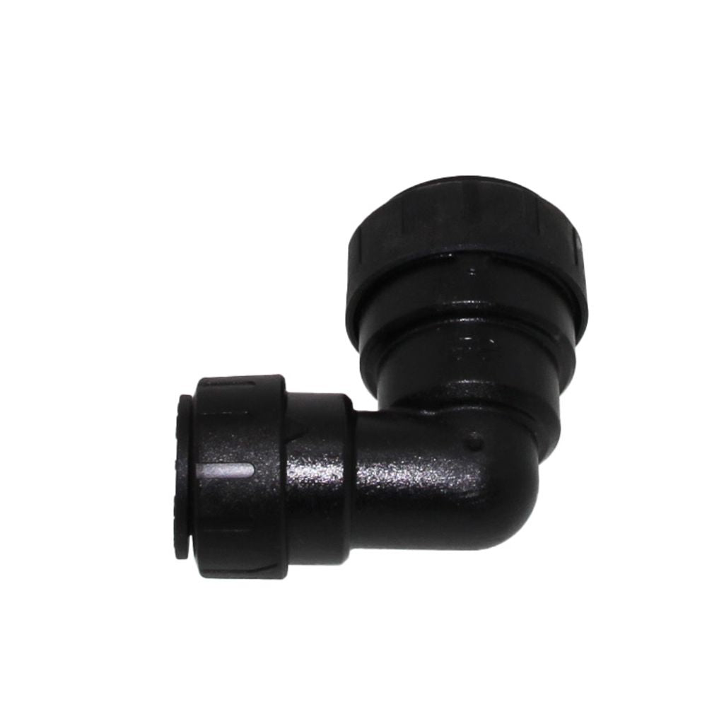 John Guest ProLock Black Reducing Elbow - 1 CTS x 3/4 CTS