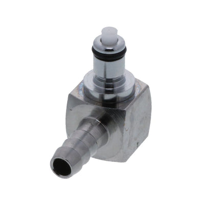 MCD2304 Elbow Hose Barb Valved Coupling Insert 1/4 ID Barb