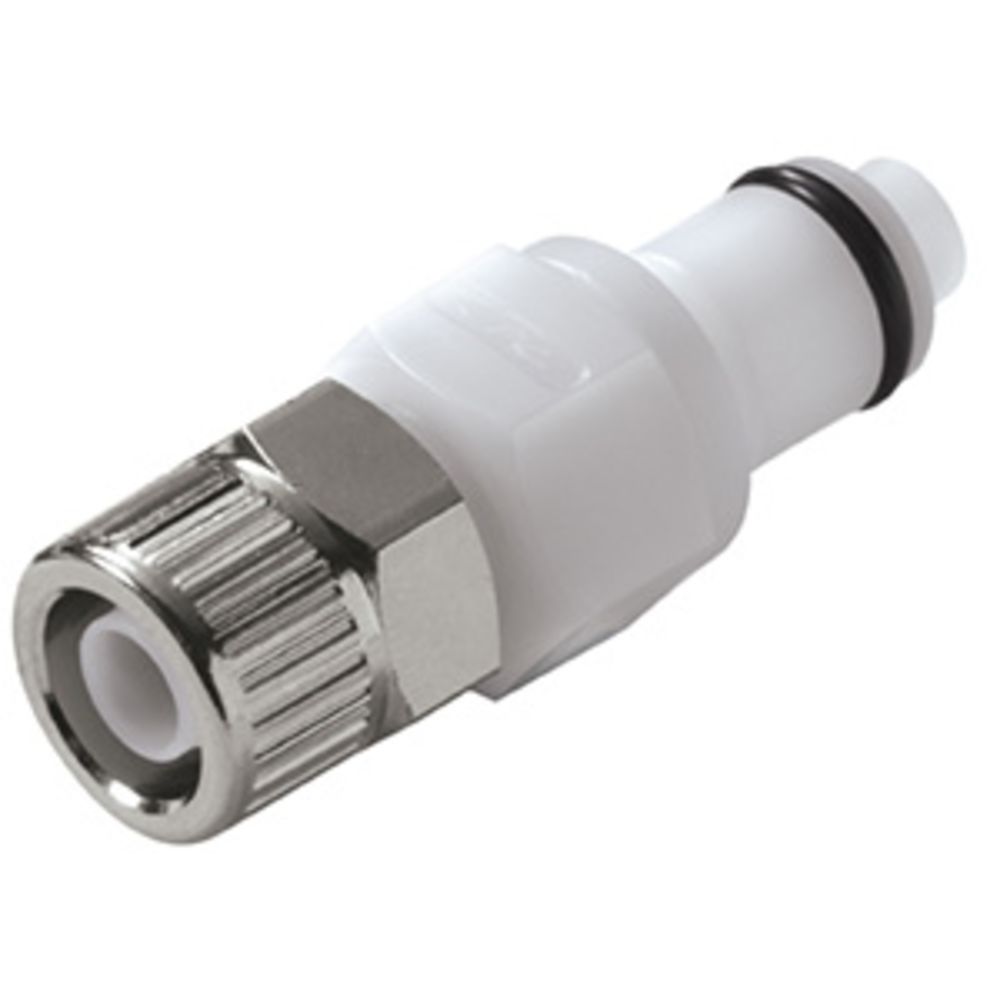 PLCD200M10 Valved In-Line 10 MM PTF Coupling Insert 3/8 PTF