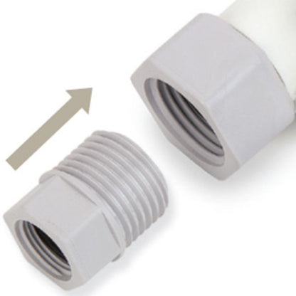 Parker LIQUIfit LFPP4VAS8 Angle Stop Adapter Valve 3/8 x 1/2 x 1/4