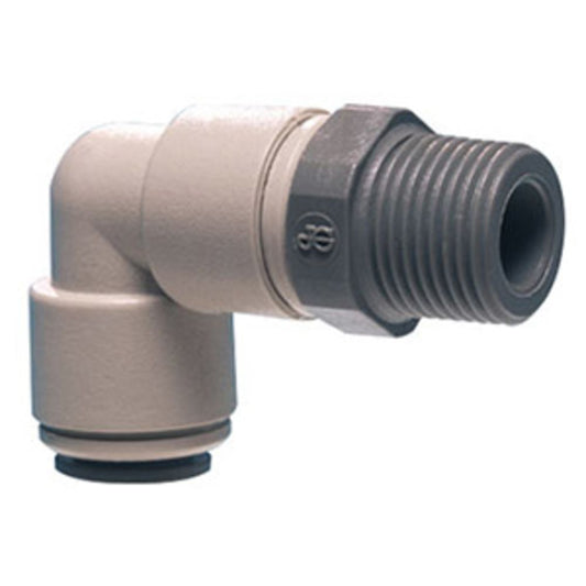 John Guest Swivel Elbow BSPT - 1/2 x 1/2  BSPT