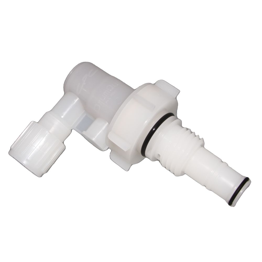 DrumQuik DQPUR120112210 PUR Flare Coupler Viton O-Ring PEEK PTFE Spring - 3/4"