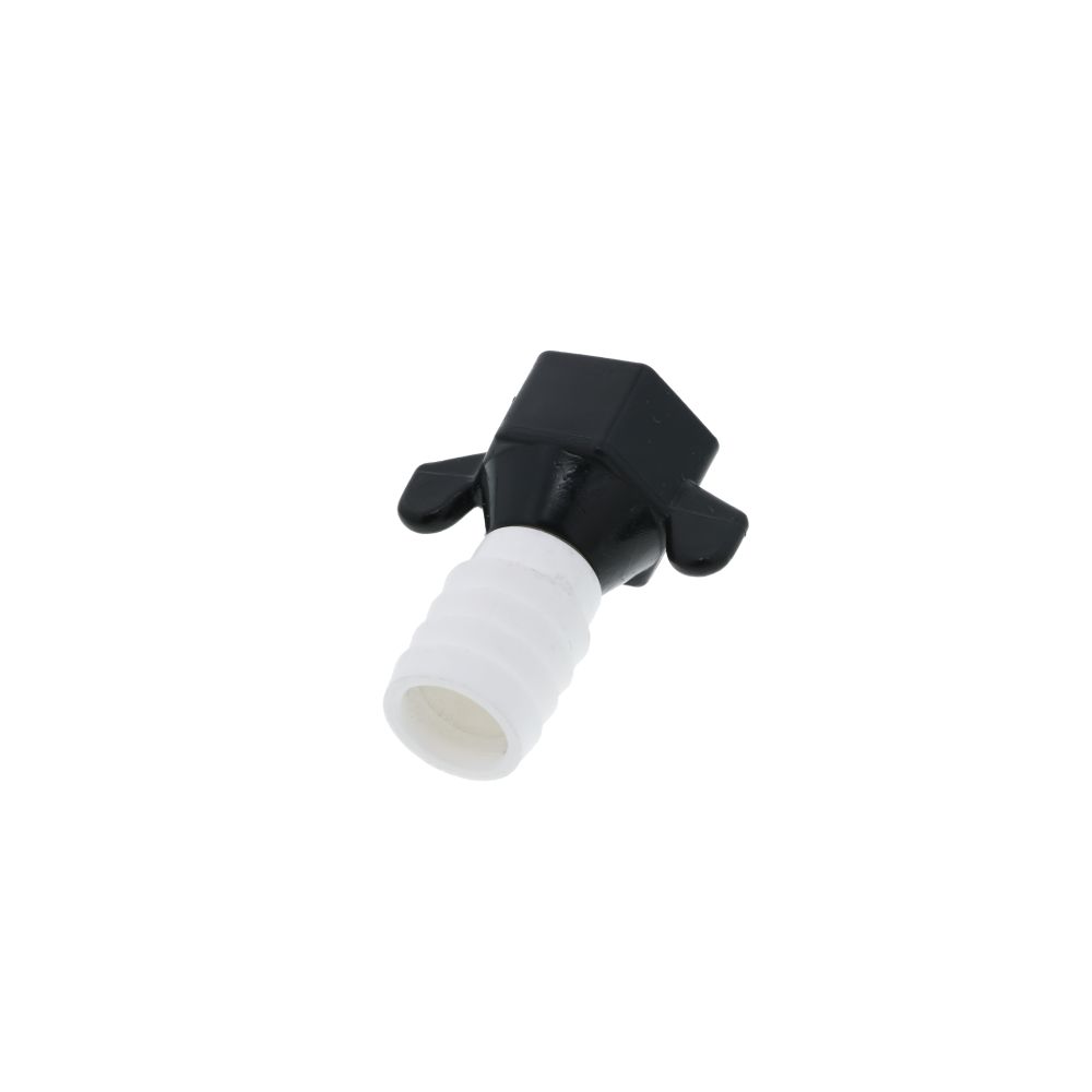SHURflo 234-2946 Hex Swivel Straight 1/2 FNPT x 3/4 BARB Poly
