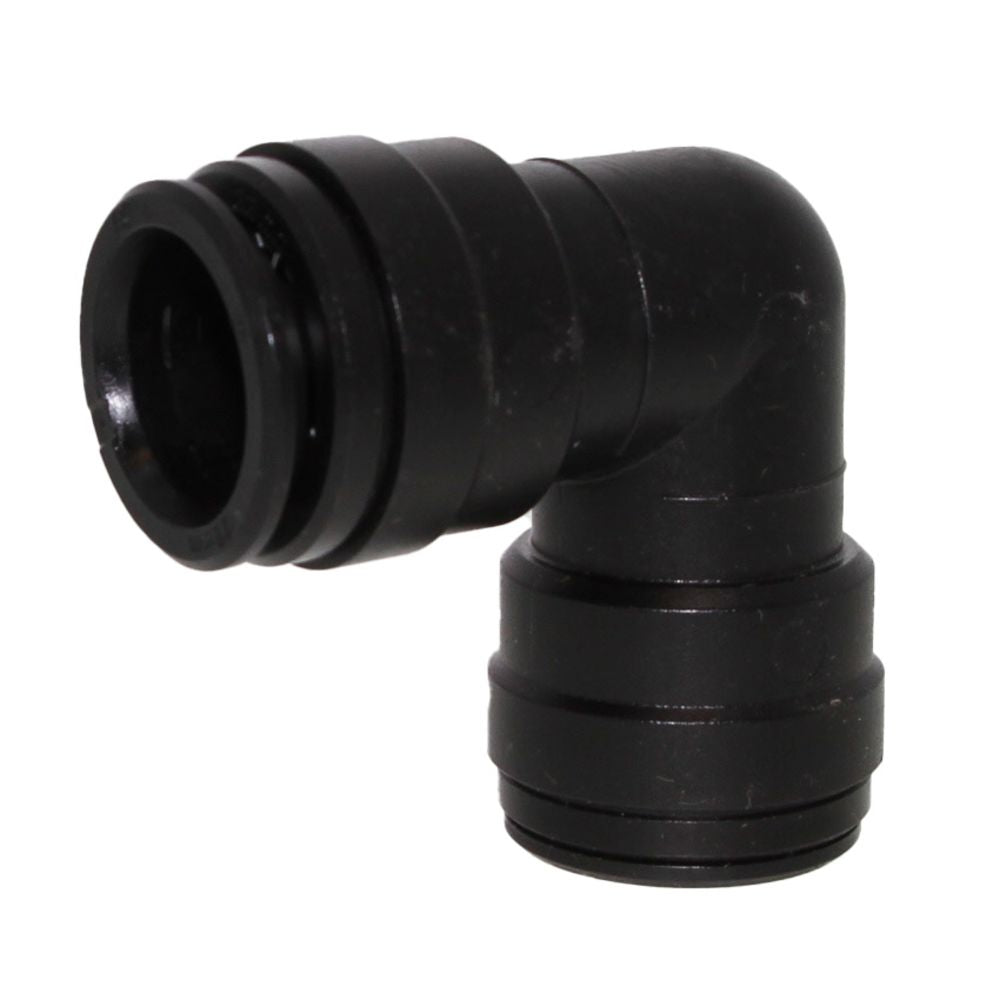 John Guest Union Elbow BLACK ACETAL - 15mm