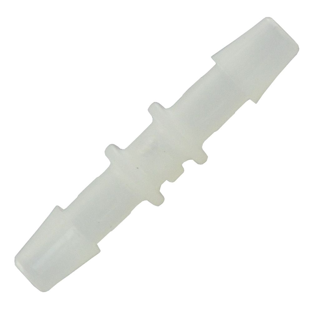 Union Barb Connector Natural Nylon - 3/16 x 3/16 Single Barb