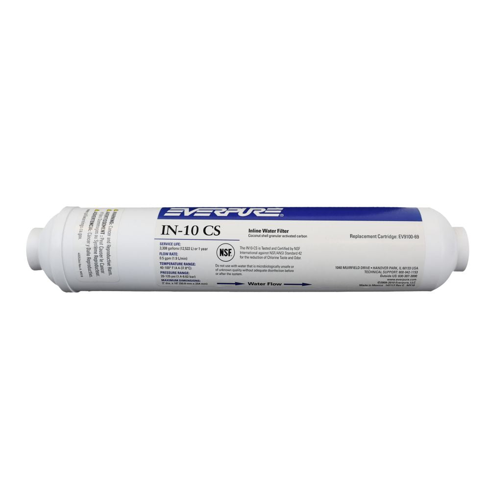Everpure - IN-10CS 6/C [GS-10RO-B-1/4] In-Line Water Filter