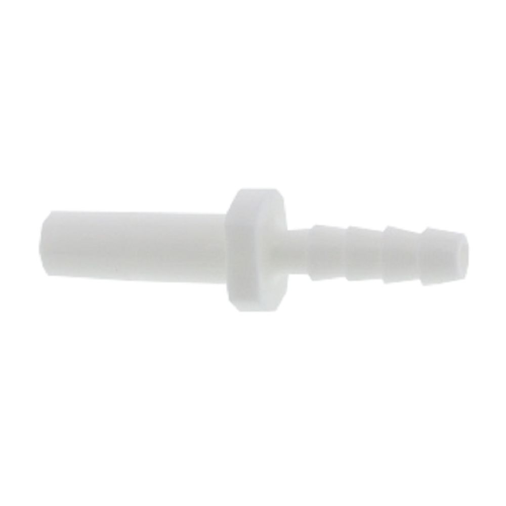 DMfit Stem Barb Straight Connector - 1/4 OD Stem x 3/16 ID Barb