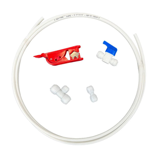 Refrigerator Icemaker Water Filter Adapter Kit 1/4"