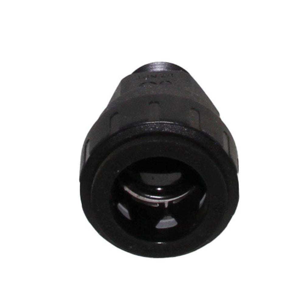 John Guest Black Male Connector - 3/4 CTS x 1/2 NPT