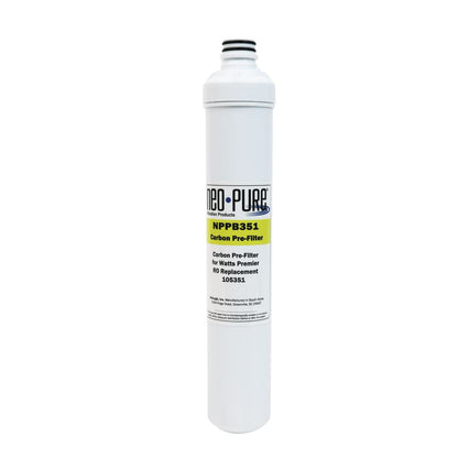 Neo-Pure RO-Pure Carbon Pre-Filter Replacement For Watts Premier 105351