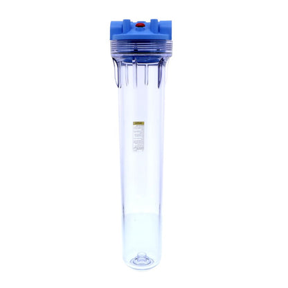 Pentek 150560 20" 3G Standard Filter Housing Blue/Clear MB w/PR - 3/4" FPT