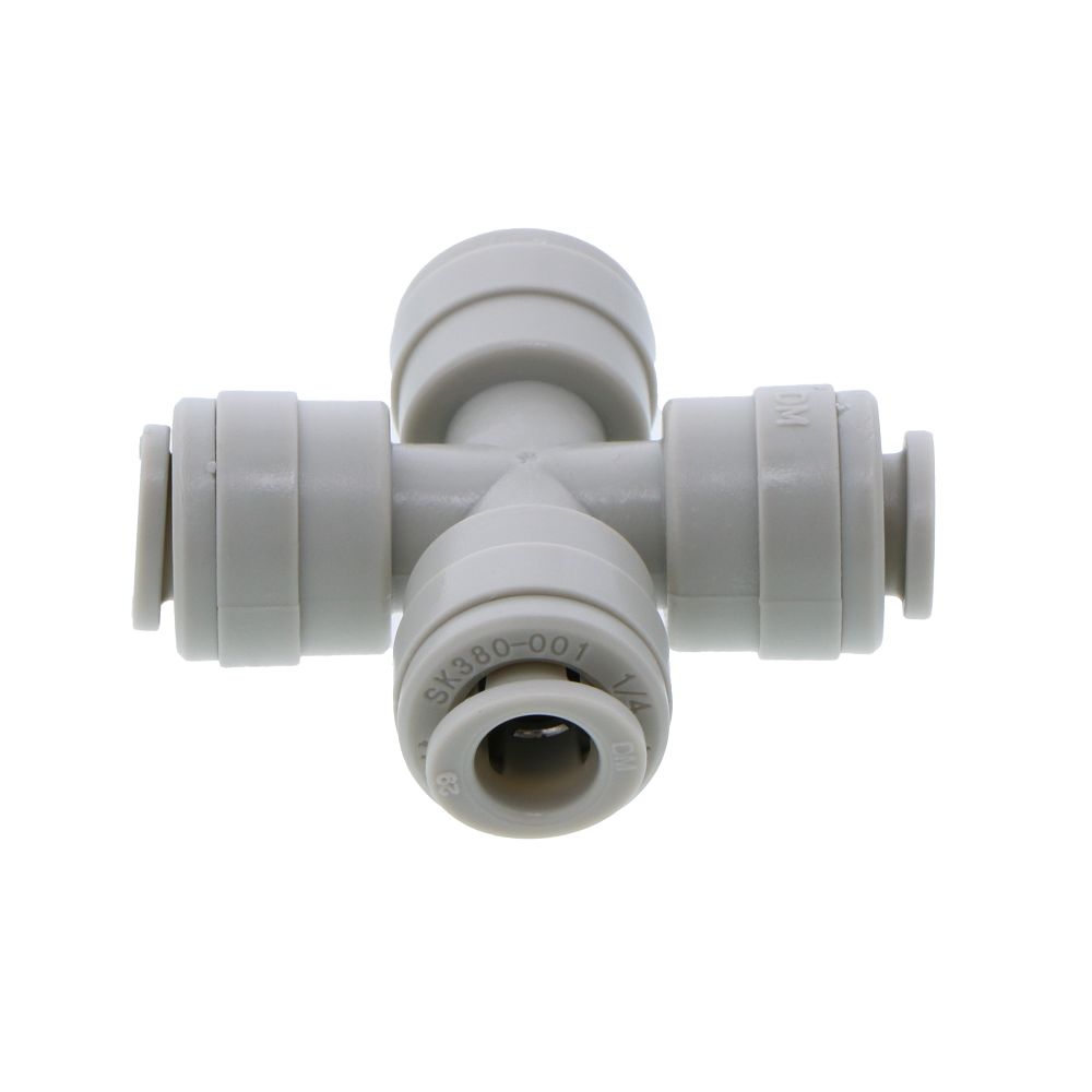 DMfit 4-Way Cross - 1/4 Push-In