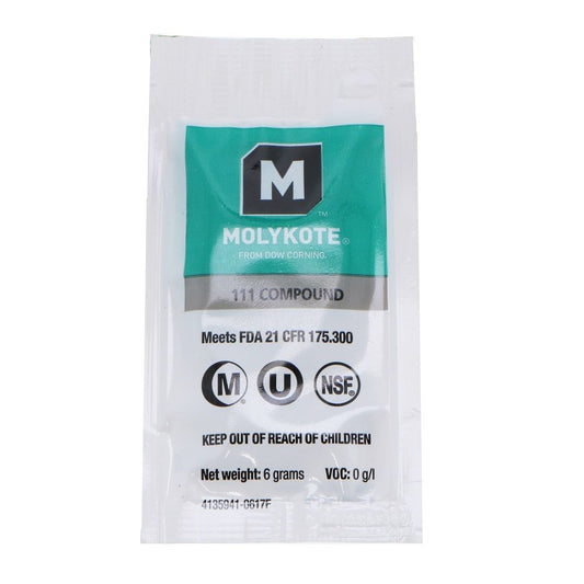Molykote - Dow 111 O-Ring Lubricant - 6 Gram Pillow Pack