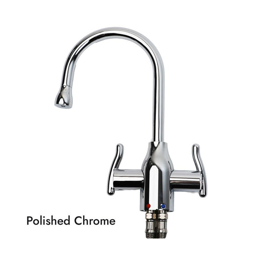 Mountain Plumbing MT1801-NL Contemporary Hot & Cold Water Dispenser w/ Wine Bottle Spout & Curved Handles